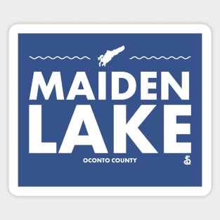 Oconto County, Wisconsin - Maiden Lake Sticker